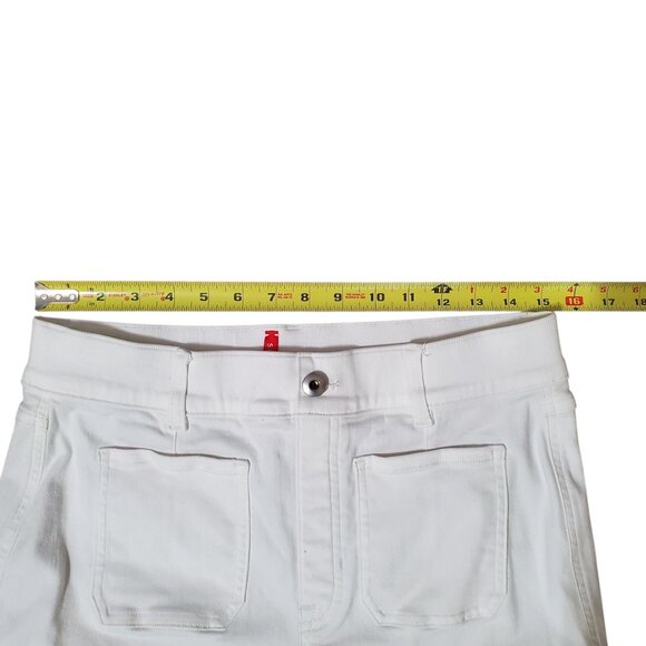 SPANXshape EveryWear Cropped Wide Leg Jeans with Patch Pockets White - Picture 12 of 15